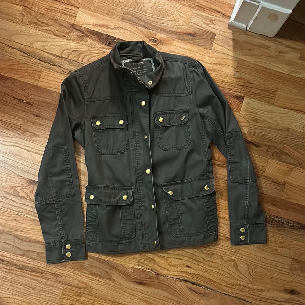 J.Crew Olive Military Jacket